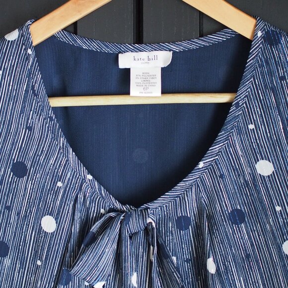 🌷Kate Hill | Petite 2-Piece Sleeveless Blouse and Pleated Skirt - Picture 3 of 6